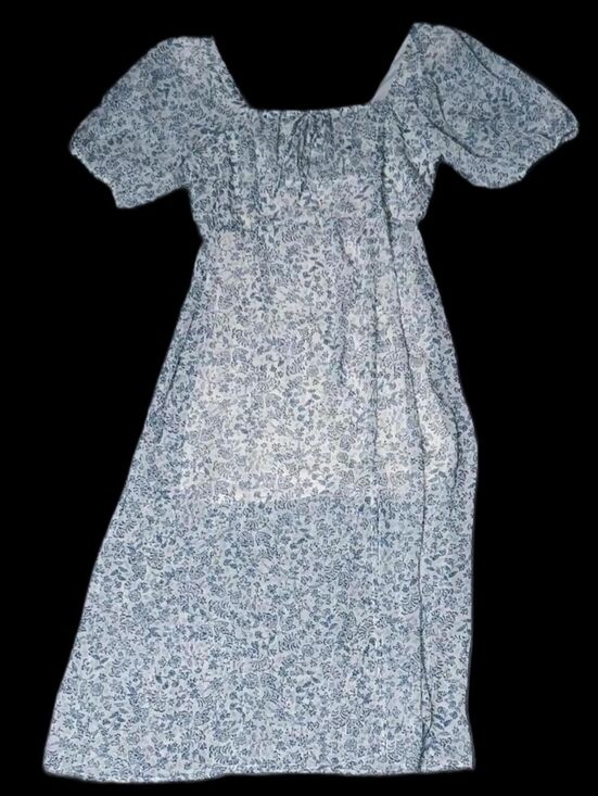 Sienna Sky Dresses & Skirts - NWT! Sienna Sky Babydoll Milkmaid Dress Womens Size Mesium White And Blue Floral